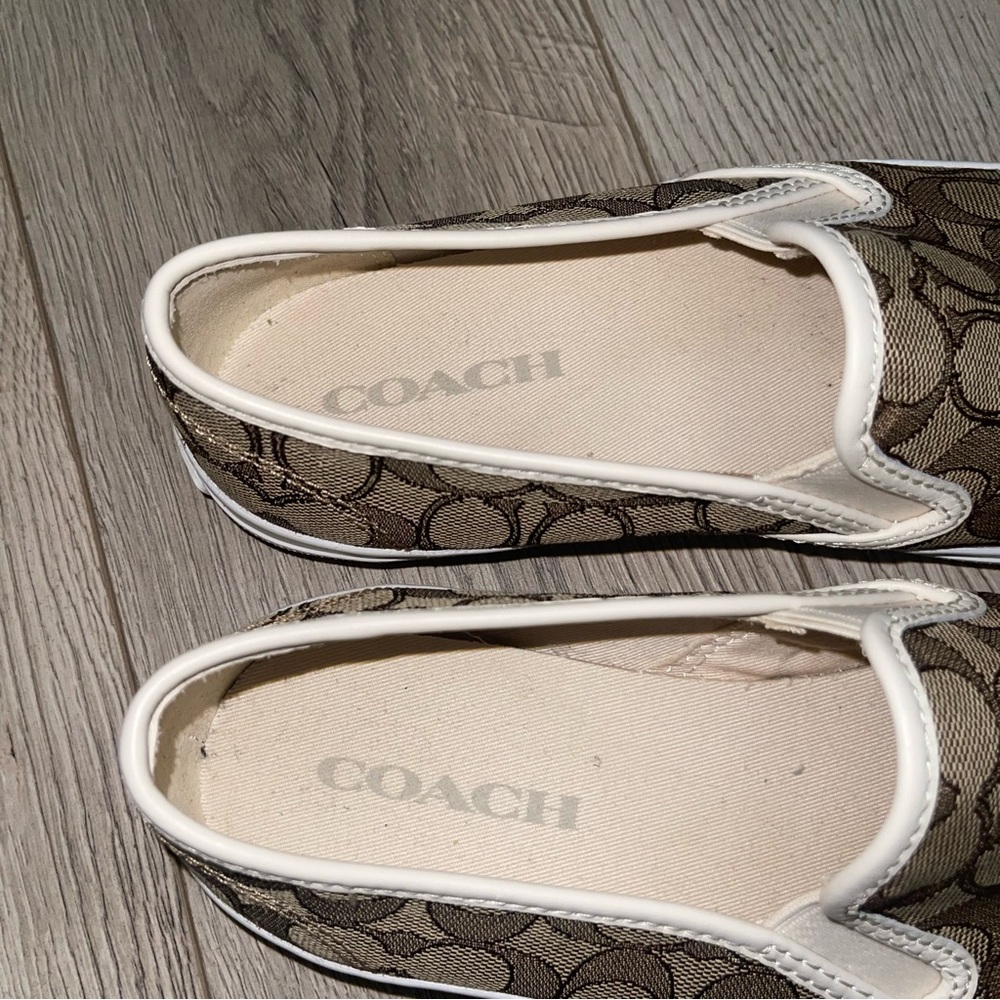 Coach Women's Slip-On Canvas Sneaker Shoes - Picture 4 of 6
